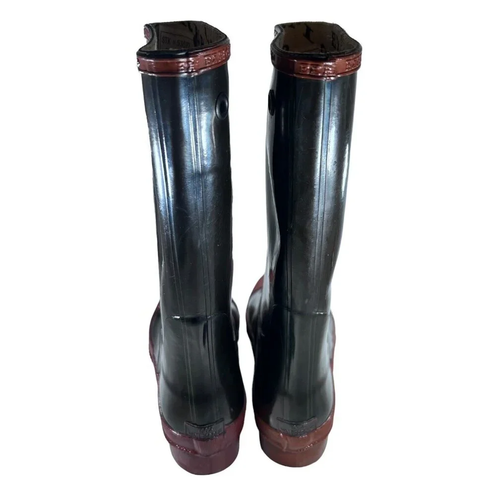 Vintage Explorers Mens Size 5 Rubber Boots 100% Waterproof Steel Shank Wellies